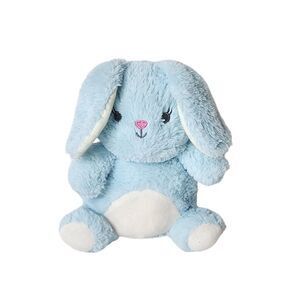 Kelly Toys Blue Bunny Rabbit Plush Stuffed Animal Baby Toy With Rattle